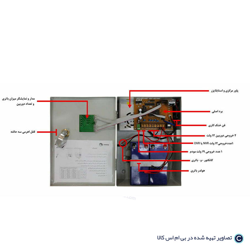 ups IPSمخصوص دوربین مداربسته BREEZY بریزی 30A - Image 2