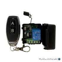 گیرنده ریموتی یک کانال 12 ولت 433mhz با 2ریموت