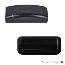 چشمی حرکتی و پرده ای درب شیشه ای جفتی crown