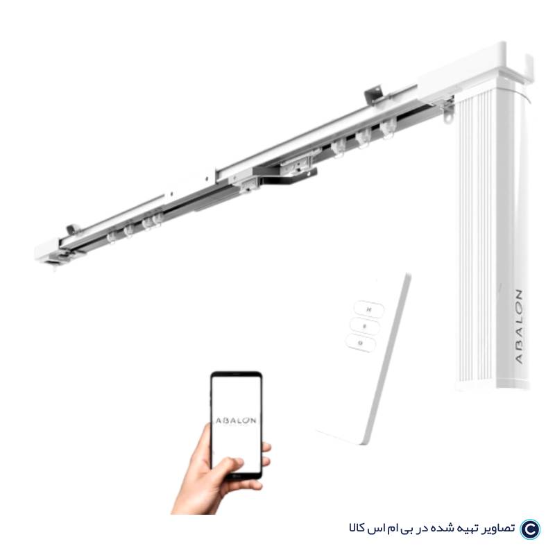 پک پرده برقی کنار رو کامل آماده نصب به همراه ریل قابل مونتاژ