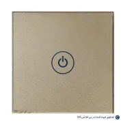 کلید طلایی لمسی شیشه ای تو کار بتا